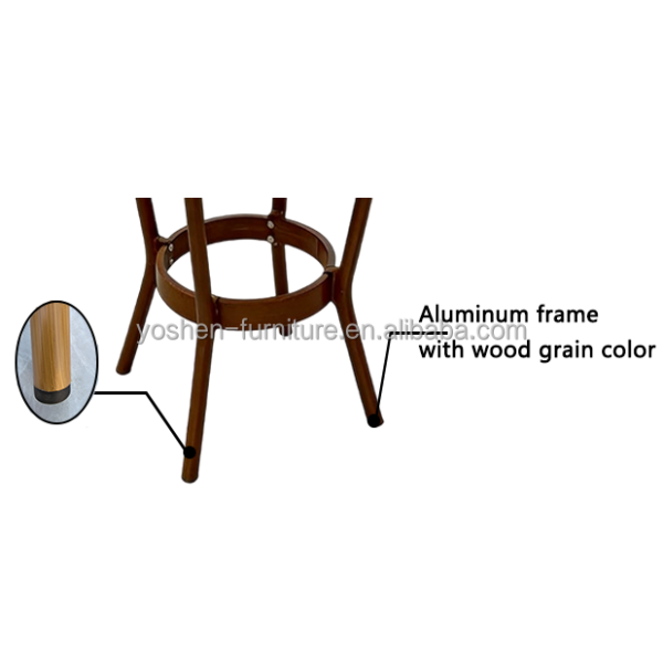 All Weather Portable Outdoor Coffee Table Compact Folding Design for Hotel Balcony Bistro