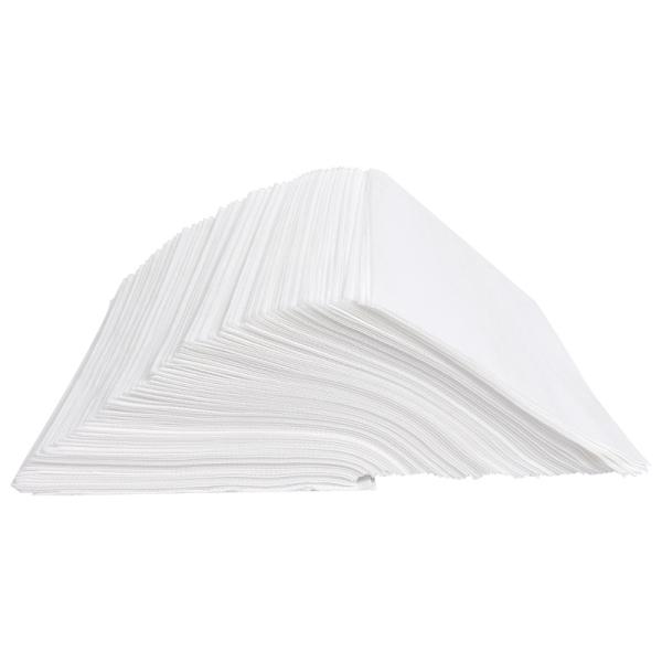 KILINE PET Wood Pulp Folded Lab Wipes Mesh Embossed White Cleaning Tissue Disposable Low Lint for Industrial Cleaning