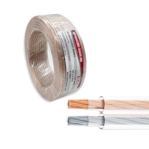 Audio Cable 2 Core 54*0.12mm 39*0.12mm Copper CCA OFC Speaker Cable Wire Transparent Speaker Cable Bare Tinned Copper OF