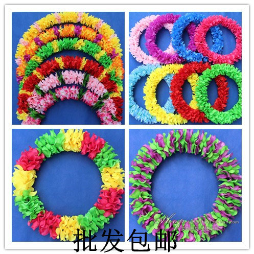 Hawaiian flower garland /Hawaiian Flower Lei/flower wreaths