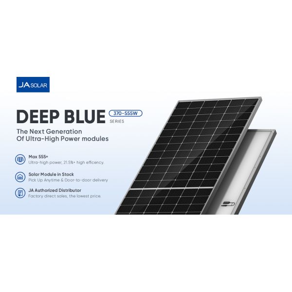EU Stock Tier 1 JA Monocrystalline Solar Panels a Grade 430W 550W 580W 600W 1000Watt Photovoltaic Panel Price