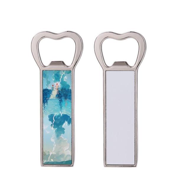 Ouvre-bouteilles magnétiques à sublimation métallique multifonctionnelle pour réfrigérateur