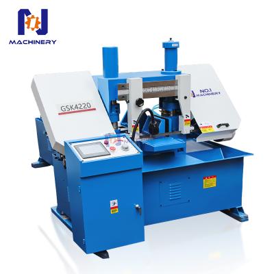 GSK4220 Horizontal Metal Band Saw Automatic Feed Double Column Metal Saw Cutting Machine