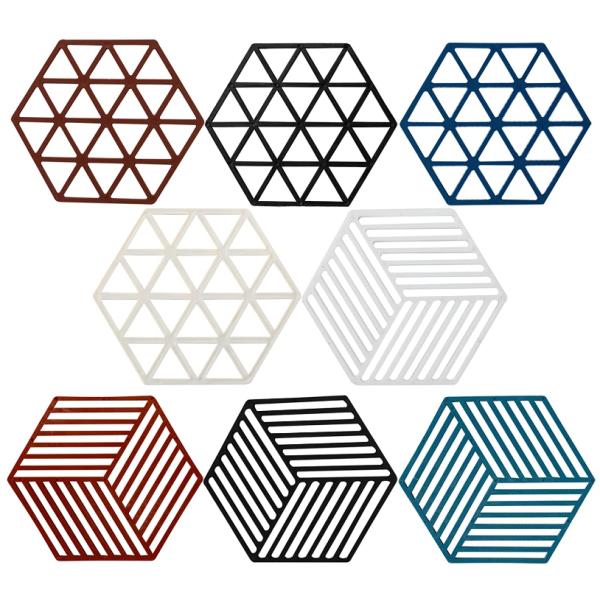 Инструмент кухни жары шестиугольника циновок Trivet силикона и горячих пусковых площадок многофункциональный для циновок шара