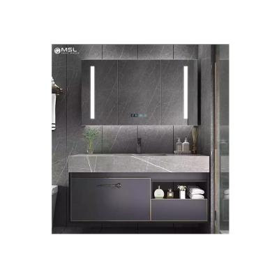 4000K 5000K Illuminated LED Mirror Cabinet , Bathroom Vanity Mirror With Storage
