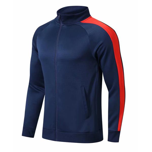 Fashion Men'S Zip Sports Track Jackets Anti - Bacterial Quick Dry