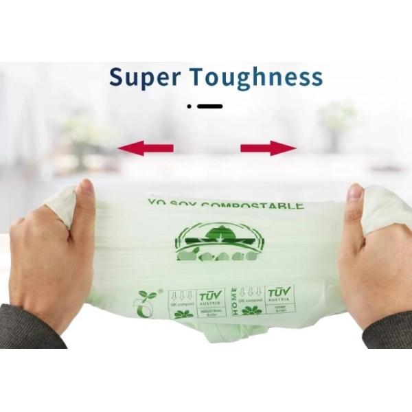 dry cleaning laundry wash bag with die cut handle, Biodegradable Compostable Hotel Plastic Laundry Bag, laundry bag eco-