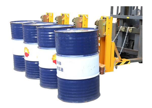 DG2000A Mechanical Clamping Single Eagle Grip Forklift Drum Grabber Loading Capacity 500kg X4