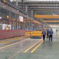 Trole horizontal de transferência da estrada de ferro do poder do cilindro do cabo da movimentação 15 toneladas