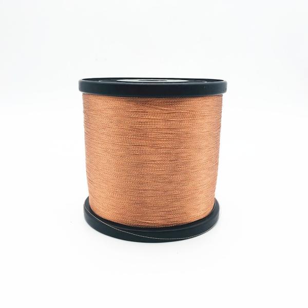 o Calibre de diâmetro de fios 38 de 0.1mm isolado encalhou o fio de cobre de Litz