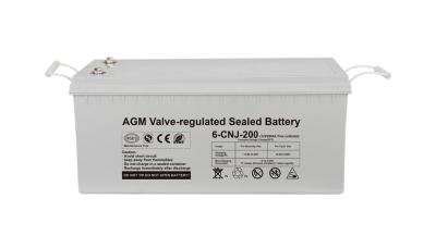 Valve Regulated Sealed Battery 12V200AH,High Capacity Lead Acid Battery for Renewable Energy Storage