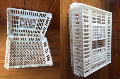 Аксессуары курятника транспортируют клетку 732x534x260mm цыпленка птицы пластиковую