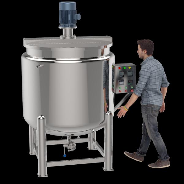 Cosmetic Lotion Cream Paste Mixer Tank High Shear Homogenizer Liquid Chemical Mixing Equipment Tank