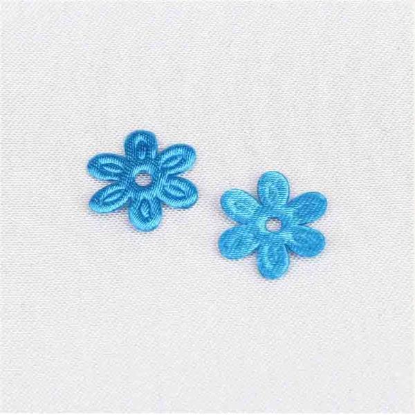 Satin Applique Flower Applique Crafts For Hairpins Parts Size 10 mm