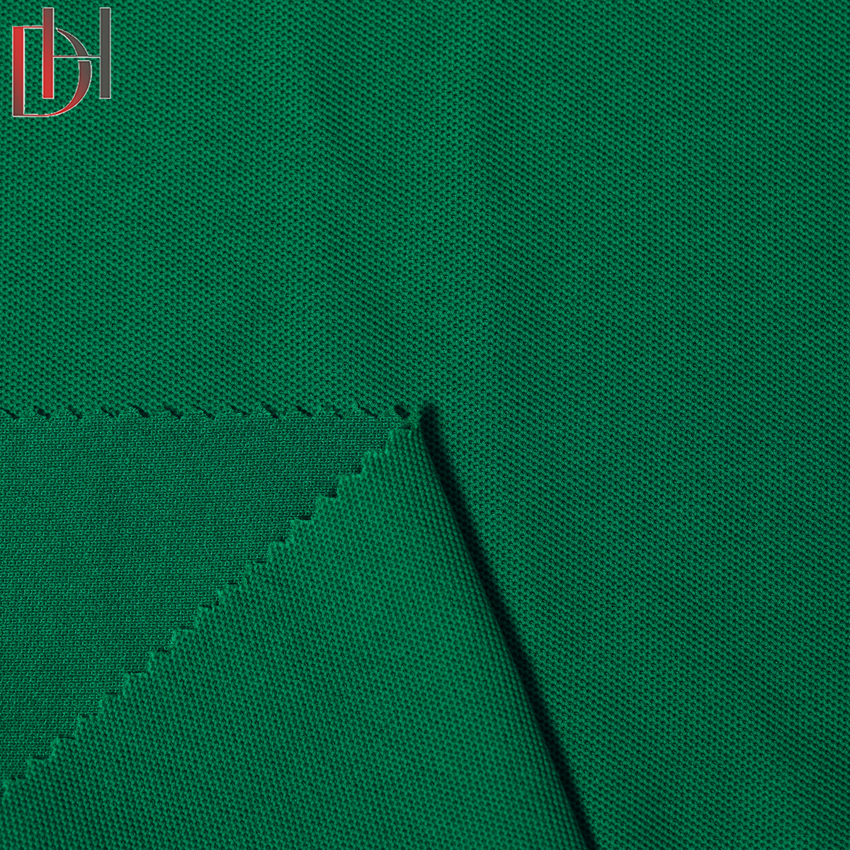 Wholesale Breathable Double Pique Fabric 63% Cotton 37% Polyester 210gsm For Garment Factories