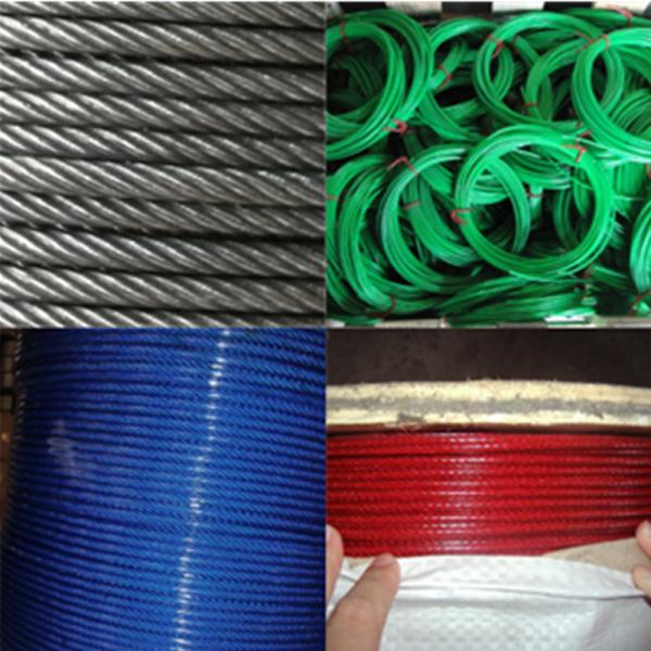 Polished 1/8'' Stainless Steel Aircraft Wire Rope for Cable Railing Kit Marine Grade Construction 6x36
