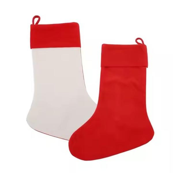Christmas Tree Decoration Sublimation Blank Christmas Stockings Tree Ornaments