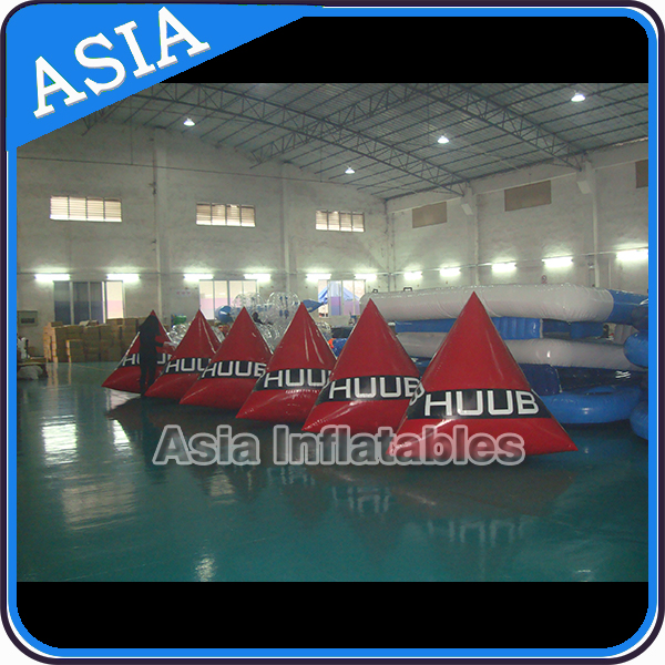 Inflatable swimming buoy with customized logo for swim event