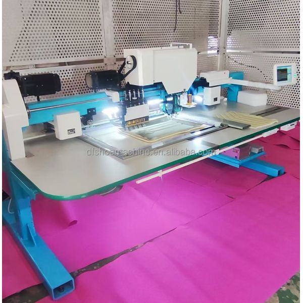 Automatic Leather Sponge Sewing and Perforation Combine Machine for Car Seat Cushion Sofa Pillow
