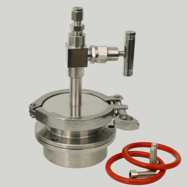 Ductile Iron Pipe Tube Furnace Flange ISO KF Fittings 1/4 Inch Tube Furnace