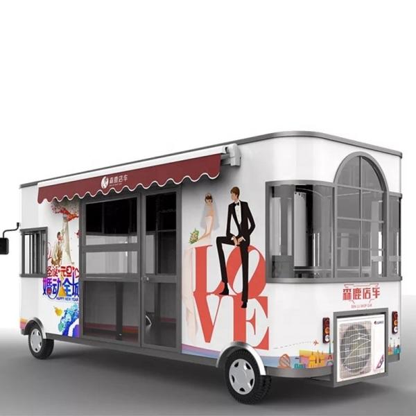 220V/380V Mobile Food Cart Multifunctional L420cm*W180cm*H230cm