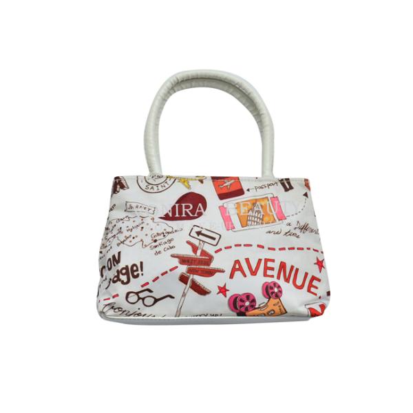 Сумка прекрасных женщин мешка сумки щетки макияжа косметических небольшая с ручками