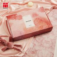 As caixas de empacotamento feitas sob encomenda formam a papel ondulado luxuoso caixas imprimindo dobráveis da caixa