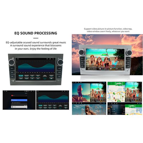 Universal Car Android Stereo 4*50W 7in Double Din Radio For Opel70S