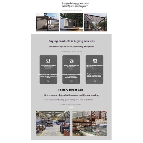 Custom DIY Motorized Aluminum Pergola Cover Patio Roof with Automatic Louvered and Screens Canvas Fabric Zip for Pavilion