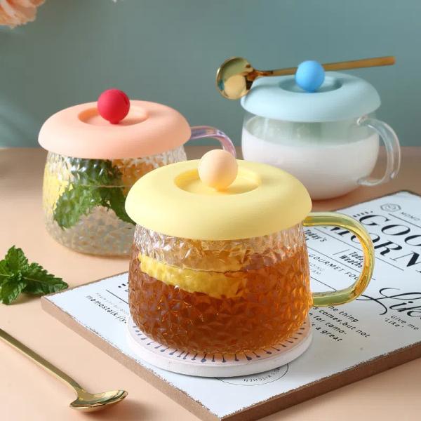 Силиконовые крышки для чашек Силиконовые крышки для кофейных кружек Многоразовые крышки для кофейных чайных чашек для воды Антипылевые герметичные крышки для кружек для кружек