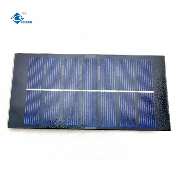 0.9W Portable Glass Solar Panel Charger ZW-11858 Poly Glass Paminated Solar Panels 3.5V 260mA