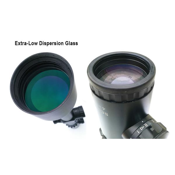 Aluminum Alloy Big Caliber ED Lens Riflescope 4-50x75 For 2000yards Shooting