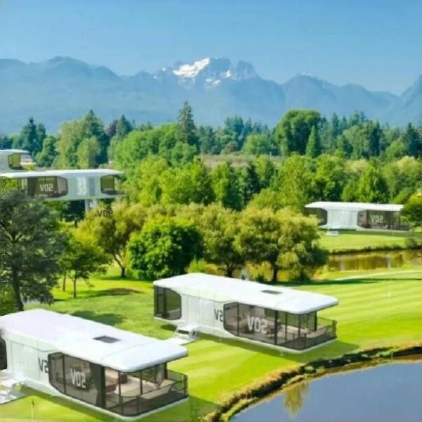 35-42dB Soundproof Office Living Space Capsule House Waterproof
