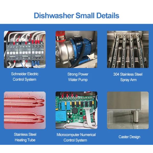 ODM Kitchen Dishwashing Machine Multifunctional SS Fully Integrated Dishwasher