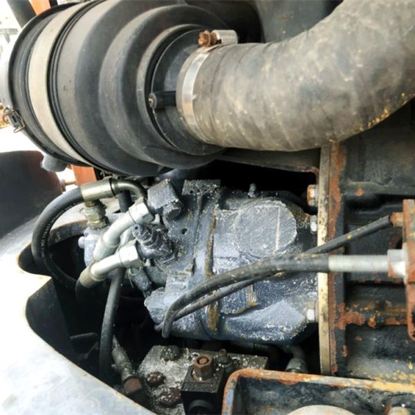 Fabricado na Coreia original usado doosan dx60w-9 escavadeira de rodas 6 toneladas em Xangai