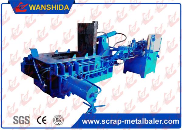 Hydraulic Aluminum Bailer / Scrap Metal Baler Max. 3mm Thickness 1000-1200KG/h