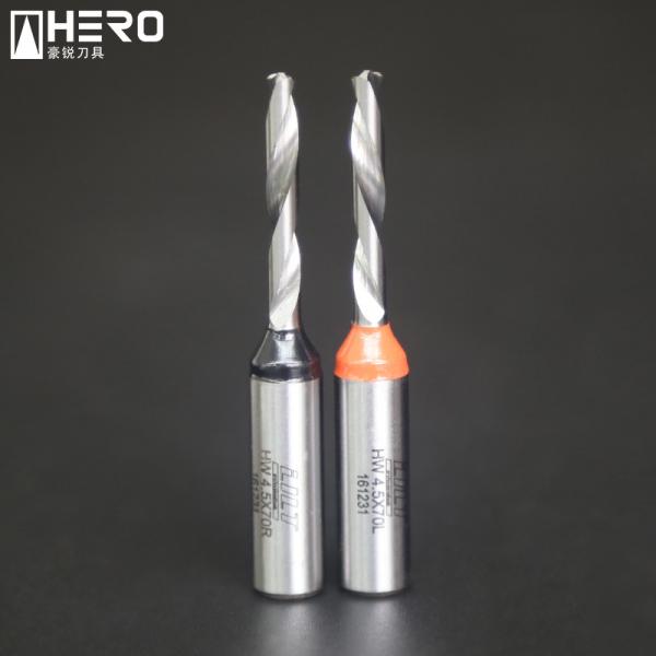 Long Brad Point Drill Bits Superior Chip Clearance No Burrs Adjustable