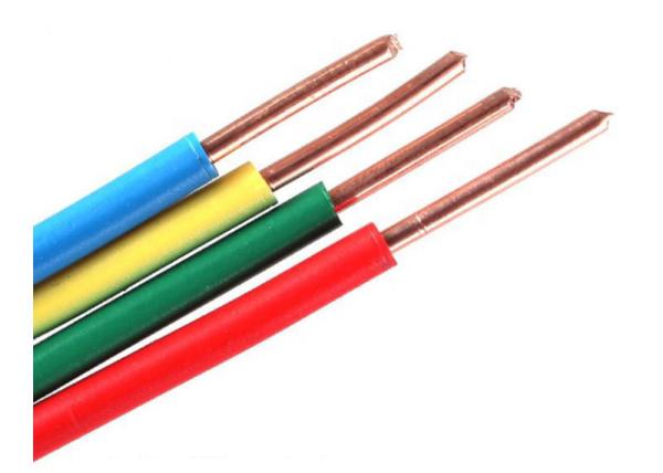 H07V-U Solid Bare Copper Conductor PVC insulated Electrical Wires And Cables House Wiring Cable