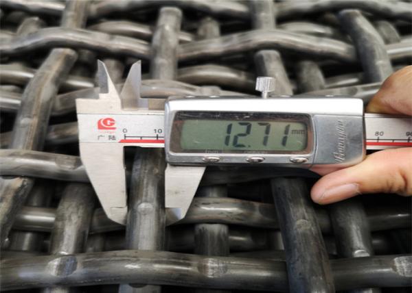 aço carbono alto frisado diâmetro da rede de arame 65mn de 12.7mm