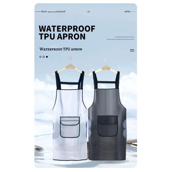 Transparent Waterproof Pvc Apron 7 Days Sample Order Lead Time for Restaurant Server