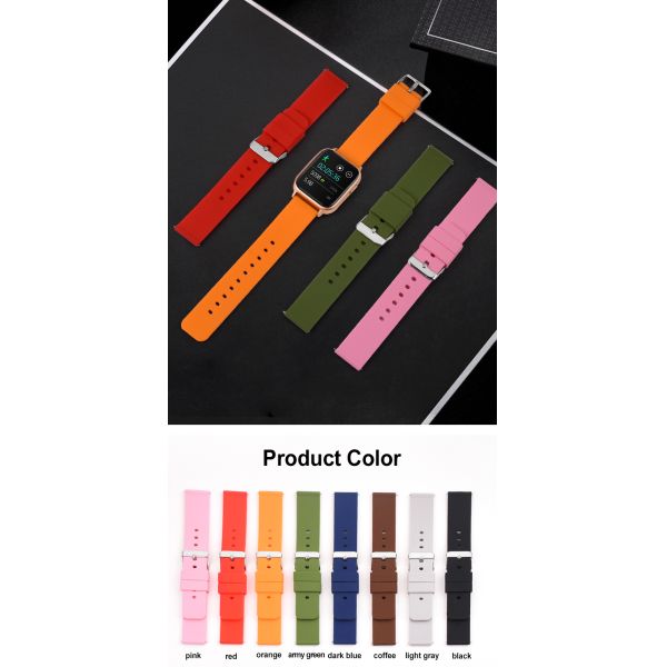 Adjustable, Quick-release Silicone Watch Band With CHARM Design | Custom Logo Supported - SHX, A Chinese Wholesaler