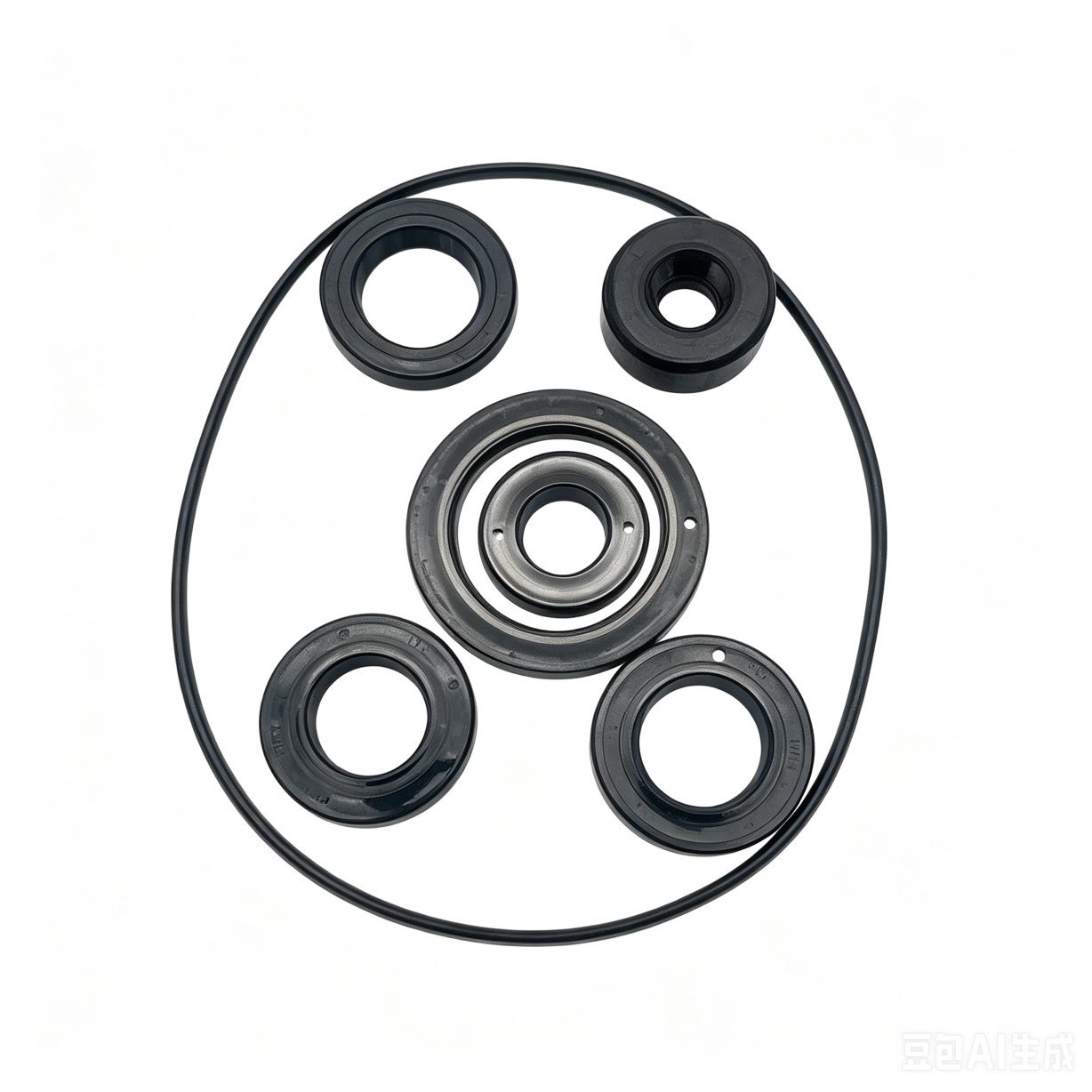 High Wear Resistant NBR Rubber Oil Seal Anti-Leak Perfect Fit for Honda CD110 Motorcycle Engine