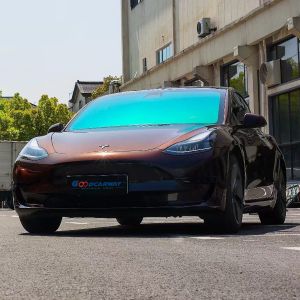 60Inch*100ft Chameleon Window Film VLT 15% 35% 50% 60% 75% 80% Car Chameleon Window Tint Film Self Adhesive Solar Tint Film