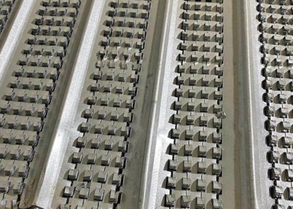 Lath de Mesh Galvanized Steel High Rib do fio do estuque da espessura de 0.11-0.45mm
