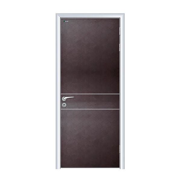 china melamine faced MDF aluminum frame apartment apartment main door