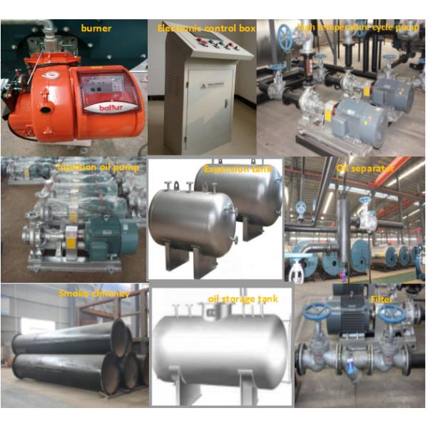 1200000 Kcal Gas Fired Oil Boiler For Rubber Factory , Industrial Steam Boiler