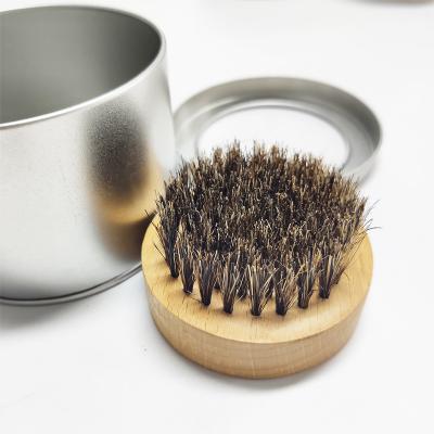 Diâmetro de madeira dado forma especial da base 5.5cm da cerda do porco da escova da barba do homem