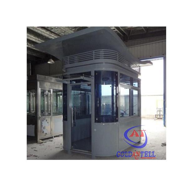 Надежная коробка sentry открытого сада железного каркаса, Prefab караульное помещение