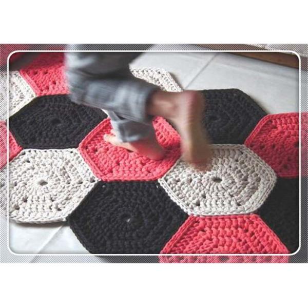 Fio extravagante tricotado manualmente tingido colorido do fio da tira para Scarves da roupa