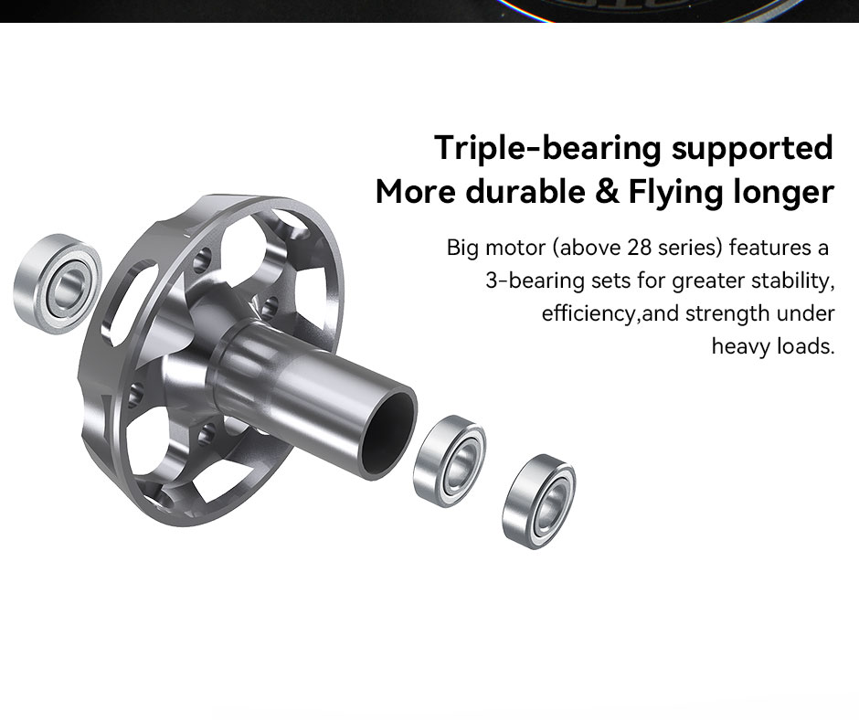 T-MOTOR AT2321 Power 2-4S Brushless Outrunner BLDC Permanent Magnet RC Airplane Helicopter Motor